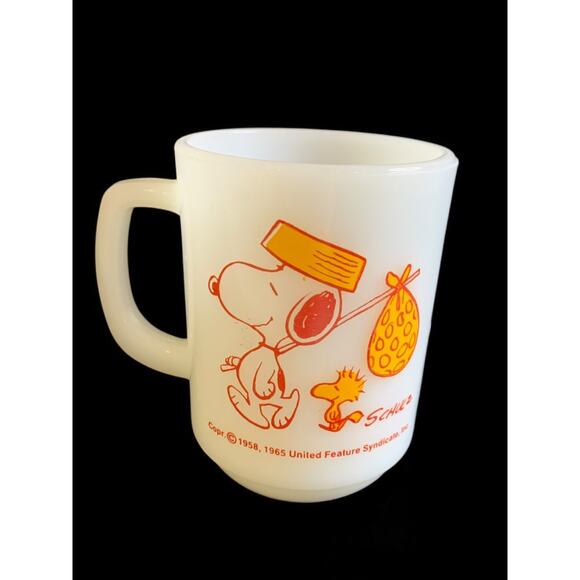 1960s Snoopy Fire King Mug 